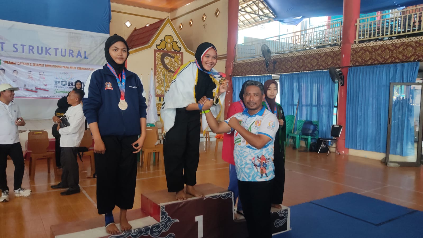 12 kelas yang dipertandingkan, dimenangkan atlet-atlet dari Kecamatan Alas