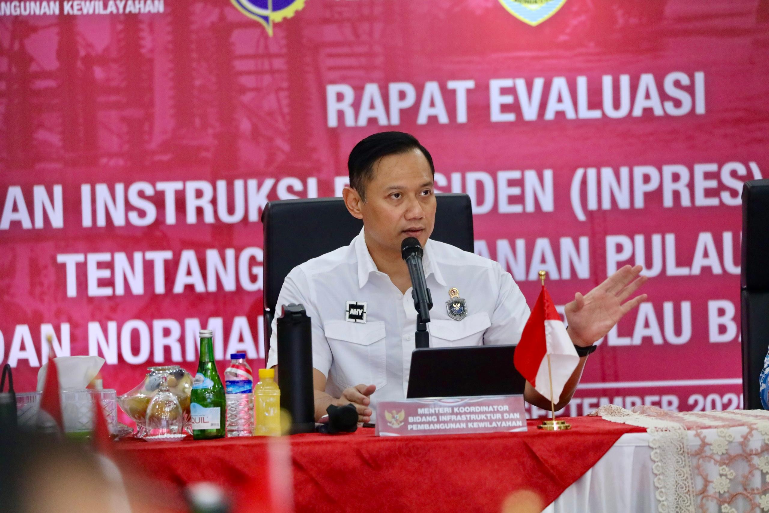 Rapat Evaluasi Pembangunan Konektivitas Bengkulu–Enggano, Menko AHY: Pemulihan Alur Pelayaran Lebih Cepat dari Target